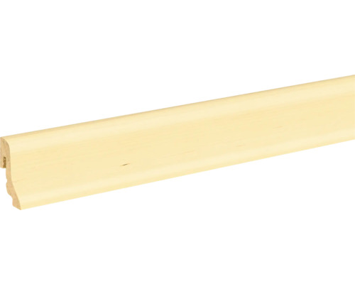 SKANDOR Sockelleiste Ahorn SU18L 18,5 x 38,5 x 2400 mm Holzleiste