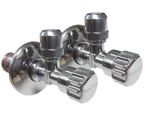 Eckventil 1/2" selbstdichtend 2er Set Zwei Eckventile aus Metall