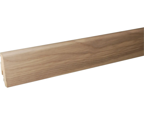 SKANDOR Sockelleiste Esche Olive SU60L 19 x 58 x 2400 mm Fußleiste aus Holz