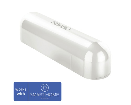 Fibaro Tür- und Fensterkontakt mit Temperatursensor weiß - Kompatibel mit SMART HOME by hornbach