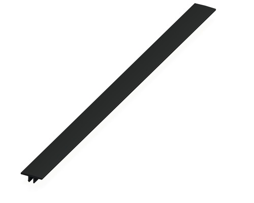 Alfer coaxis®-Abdeckleiste 1,6 x 100 cm, Kunststoff schwarz
