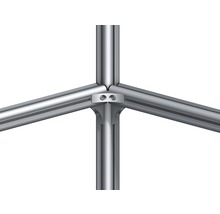 Alfer coaxis®-Verbindungswinkel H/T 48,5 mm, Aluminium kugelpoliert-thumb-1