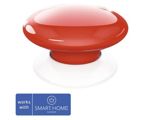 Fibaro Smart Button rot - Kompatibel mit SMART HOME by hornbach-0