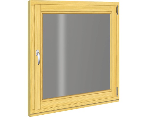 Holzfenster Fichte 980x980 mm DIN Rechts