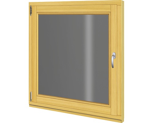 Holzfenster Fichte 980x980 mm DIN Links