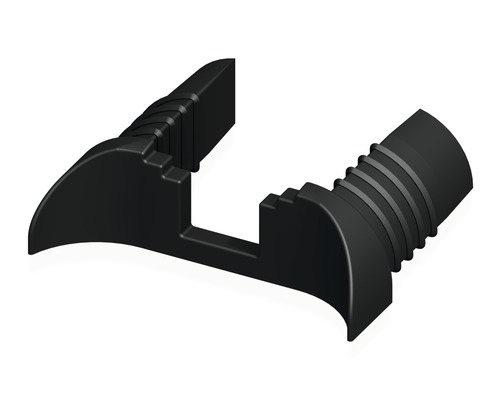 Alfer coaxis®-Verbindungskappe, 3B 0,55 x H 1,1 x T 0,95 cm, Kunststoff schwarz, 2 Stück