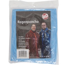 Regenponcho aus Vinyl in Universalgröße, verpackt