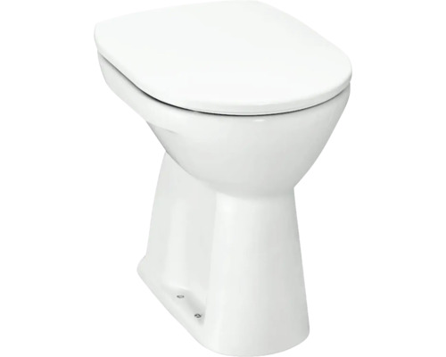 Stand-WC aus Keramik mit Spülkasten