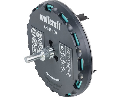 Wolfcraft AH 45-130 Lochsägen-Adapter