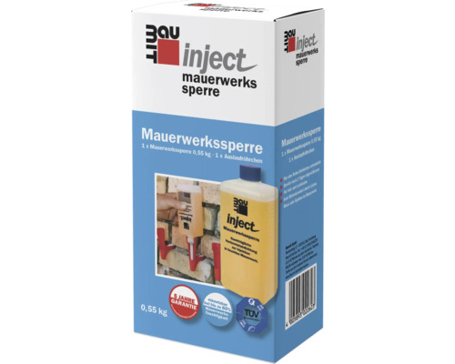 Bauset Injekt Mauerwerkssperre 0,55 kg Bauset Injekt Mauerwerkssperre 0,55 kg
