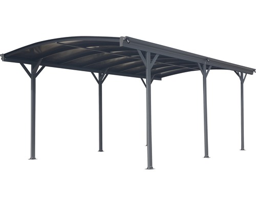 Metall Carport mit gewölbtem Dach für den Außenbereich
