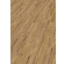 Nahaufnahme eines Laminatbodens in Holzoptik