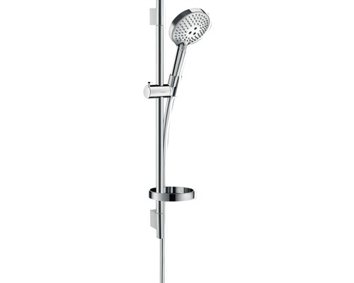 Brausegarnitur hansgrohe Raindance Select S 120 3jet PowderRain chrom glänzend Brausestangenlänge 718 mm 27654000