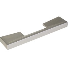 Möbelgriff Metall matt/nickel Lochabstand 96 mm LxH 148/29 mm