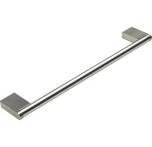 Möbelgriff Alu edelstahlfinish Lochabstand 224 mm LxH 234/37 mm
