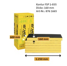 Isover Kontur FSP 1-035 Dämmplatte, 160 Millimeter dick