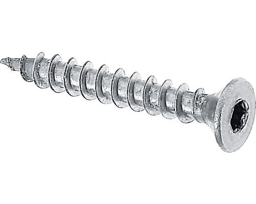 Einzelne Schraube mit Senkkopf und Innensechsrund