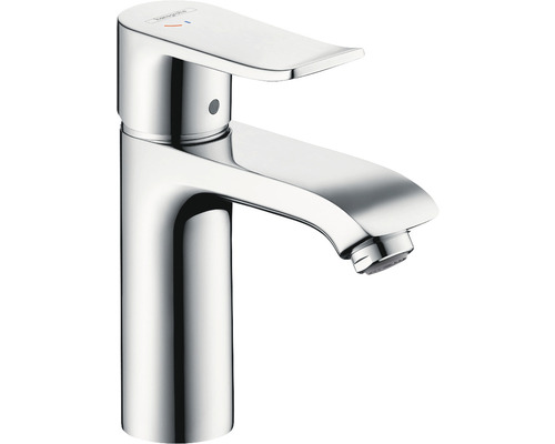 hansgrohe Waschtischarmatur METRIS 110 CoolStart mit Zugstange chrom 31121000 Waschtischarmatur aus Metall