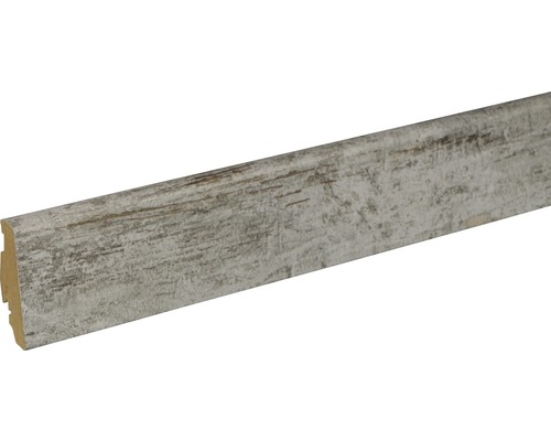SKANDOR Sockelleiste Vintage Fresco FU60L 19 x 58 x 2400 mm Sockelleiste mit Holzoptik