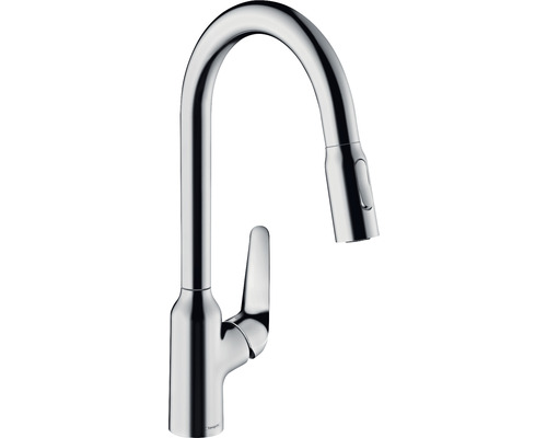 hansgrohe Küchenarmatur mit Handbrause FOCUS M42 chrom 71820000