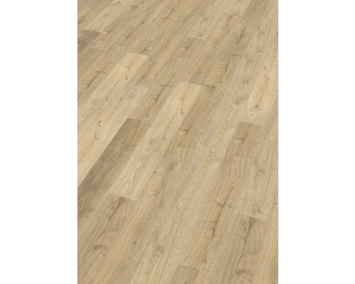 Nahaufnahme von Laminatboden mit Holzoptik