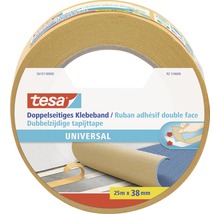 tesa doppelseitiges Klebeband Universal gelb 25m x 38mm-thumb-0