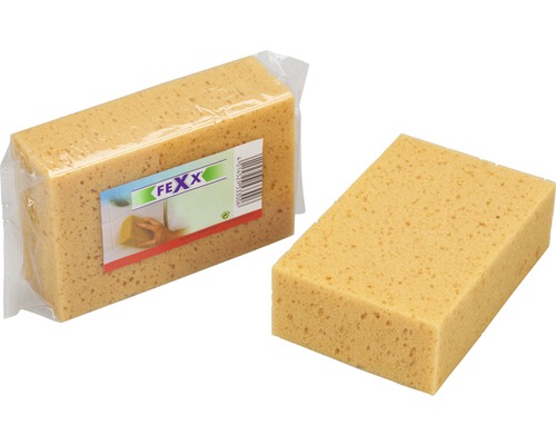 Universalschwamm tabac, ca. 150 x 100 x 50 mm Reinigungsschwamm, rechteckig, im transparenten Kunststoff verpackt
