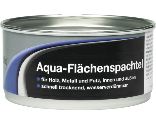 Albrecht Aqua-Flächenspachtel Lackspachtel weiß 0,4 kg-0