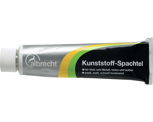 Albrecht Kunststoff-Spachtel weiß 125 g