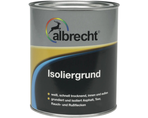 Albrecht Isoliergrund Sperrgrund weiß matt 750 ml Dose Isoliergrund von Albrecht