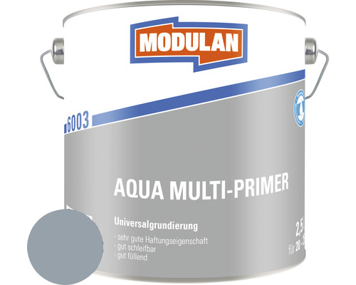 MODULAN 6003 Aqua Multi-Primer Grundierung RAL 7001 silbergrau 2,5 L
