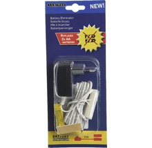Batterie Eliminator Set mit Netzteil und Kabel