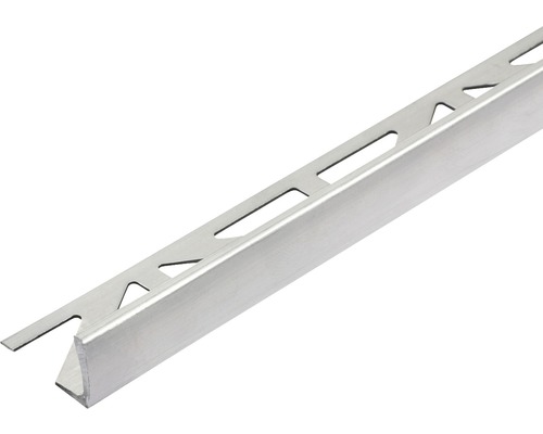 Winkel-Abschlussprofil Dural Durosol 11 mm Länge 250 cm Aluminium Natur Fliesenprofil aus Metall