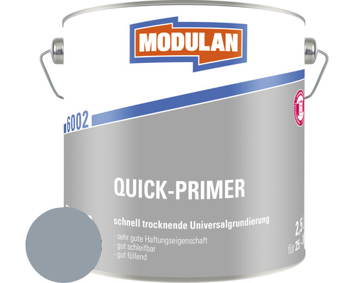 MODULAN 6002 Quick-Primer Grundierung RAL7001 silbergrau 2,5 L