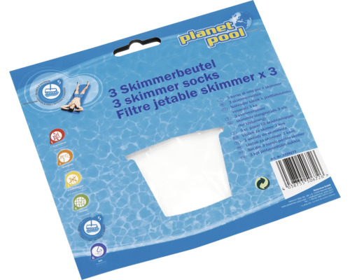 Planet Pool Skimmersocken 3er-Packung für Pool Skimmer
