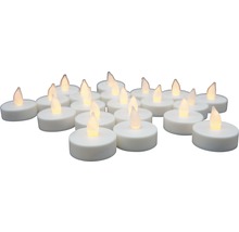 LED Teelichter Lafiora indoor batteriebetrieben Ø 4 cm warmweiß 20 Stk inkl. Batterie-thumb-0