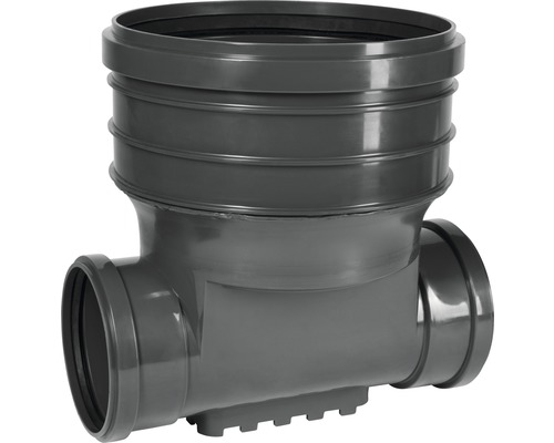Schachtboden gerade DN 400 mm / 200 mm Abwasserrohr-Abzweigstück