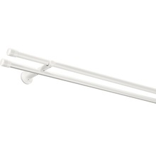 Gardinenstange Chicago weiß 160 cm Ø 20 mm