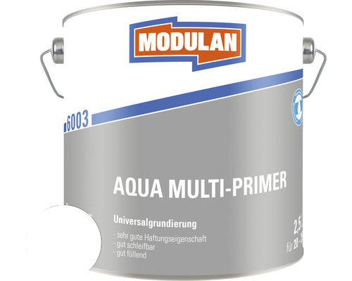 MODULAN 6003 Aqua Multi-Primer Grundierung weiß 2,5 L