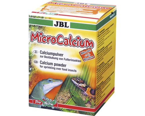 JBL MicroCalcium Calciumpulver zur Bestäubung von Futterinsekten