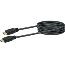 Schwarzes HDMI Kabel mit Anschlüssen