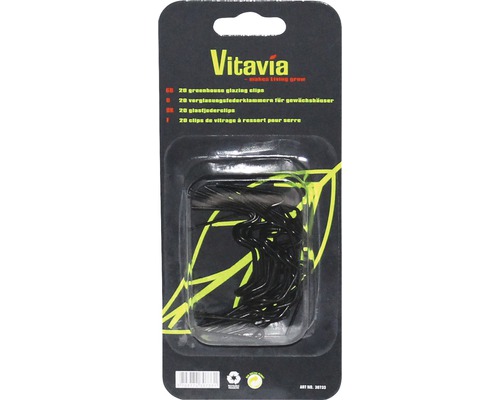 Glasfederklammern Vitavia 20 Stück schwarz-0