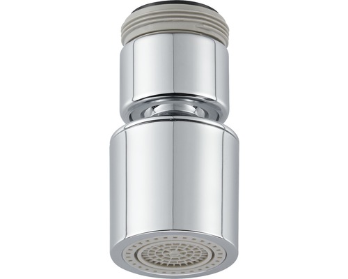 NEOPERL Wassersparender Strahlregler mit Kugelgelenk verchromt M22/M24 6.8 L/MIN. Wasserhahnbelüfter aus Metall