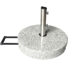 Schirmständer Granit 60 kg granit geeignet für Schirme mit Stockdurchmesser 38 mm /48 mm inkl. 2x Adapter-thumb-0