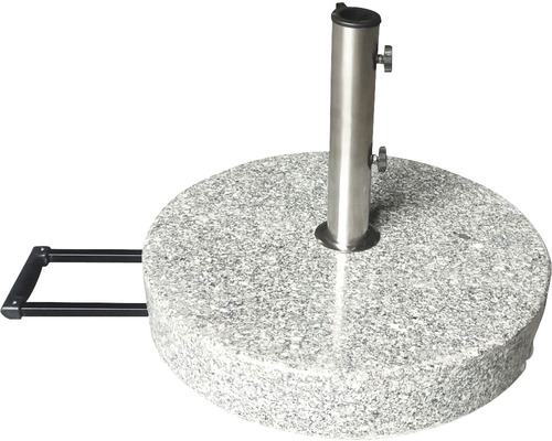Schirmständer Granit 60 kg granit geeignet für Schirme mit Stockdurchmesser 38 mm /48 mm inkl. 2x Adapter-0