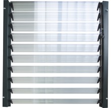 Lamellenfenster mit Rahmen