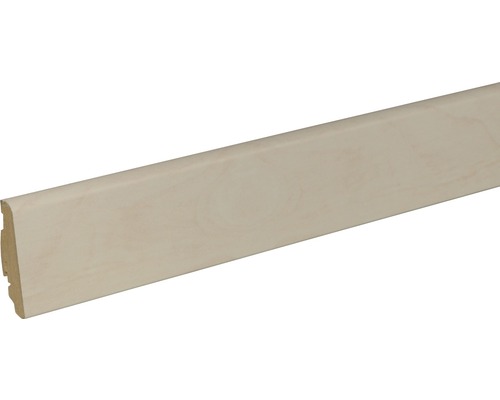 SKANDOR Sockelleiste Ahorn 37427 FU60L 19 x 58 x 2400 mm Sockelleiste aus Holz