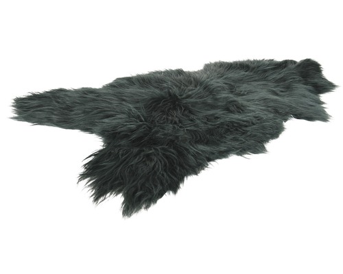 Graue Kunstfell-Teppich