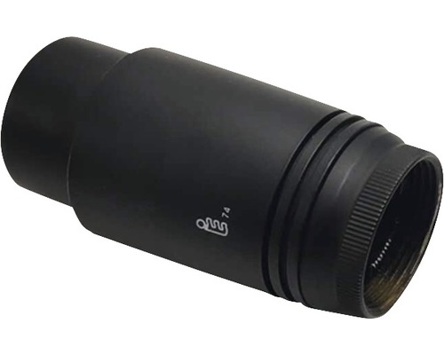 Schwarzes Gewinderohr aus Metall