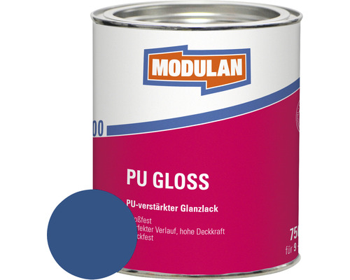 MODULAN 6100 PU Gloss Lack 750ml RAL 5010 enzianblau 750 ml